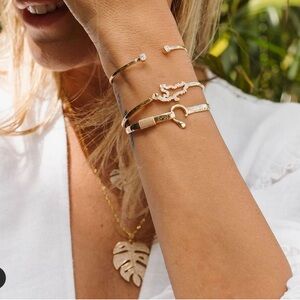 Bamboo studio. The hook bracelet made in the Virgin Islands.